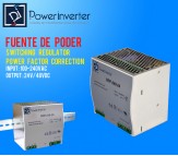 FUENTE DE PODER - SWITCHING POWER 100-240VAC /24VDC  10A (240W) RIEL DIN